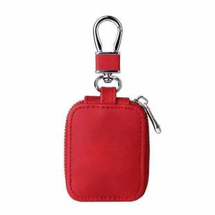 Leather Earphone Protective Case with Hook For Airpods 3 / Airpods Pro / Airpods 1 / 2(Red)