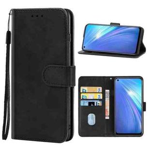 Leather Phone Case For OPPO Realme 6(Black)