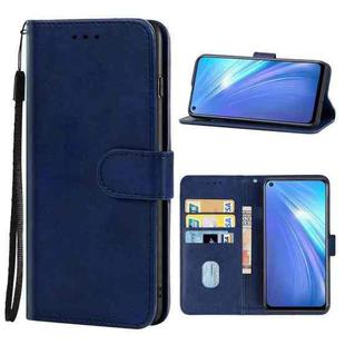 Leather Phone Case For OPPO Realme 6(Blue)