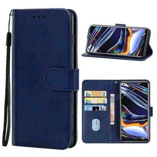 Leather Phone Case For OPPO Realme 7 Pro(Blue)