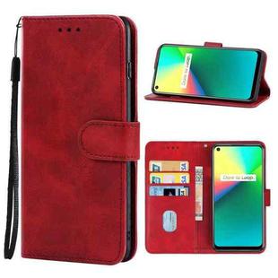 Leather Phone Case For OPPO Realme 7i(Red)