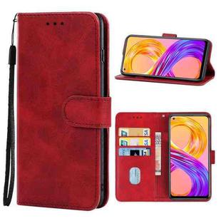 Leather Phone Case For OPPO Realme 8 Pro(Red)