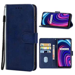 Leather Phone Case For OPPO Realme C25Y(Blue)