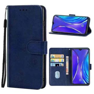 Leather Phone Case For OPPO Realme X2(Blue)