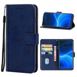 Leather Phone Case For OPPO Realme X2 Pro(Blue)