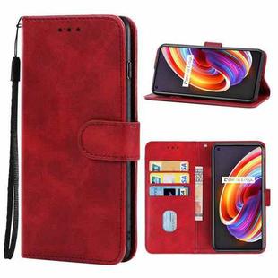 Leather Phone Case For OPPO Realme X7 Pro(Red)