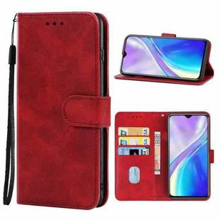Leather Phone Case For OPPO Realme XT(Red)
