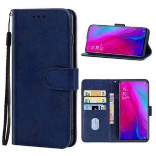 Leather Phone Case For OPPO Reno(Blue)