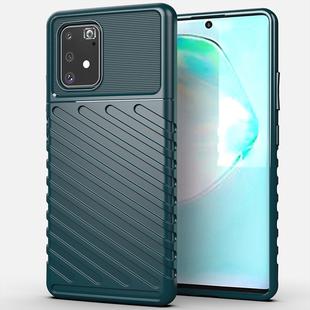 For Galaxy A91 Thunderbolt Shockproof TPU Soft Case(Green)
