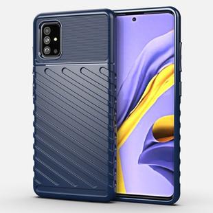 For Galaxy M40S Thunderbolt Shockproof TPU Soft Case(Blue)