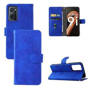 For OPPO Realme 9i / A36 Skin Feel Magnetic Buckle Leather Phone Case(Blue)