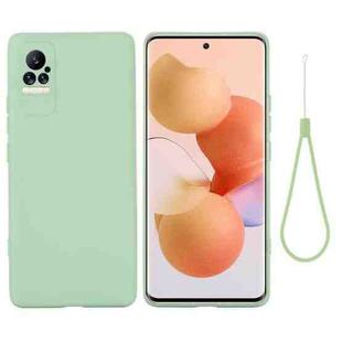 For Xiaomi Civi Pure Color Liquid Silicone Phone Case(Green)