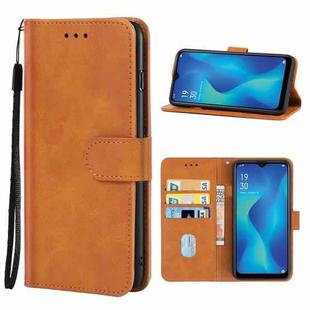 Leather Phone Case For OPPO A1k(Brown)