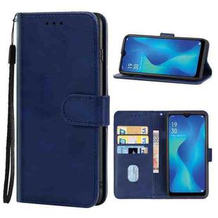 Leather Phone Case For OPPO A1k(Blue)