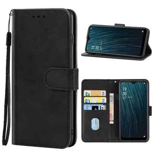 Leather Phone Case For OPPO A5s / AX5s(Black)