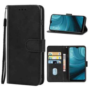 Leather Phone Case For OPPO A7n(Black)