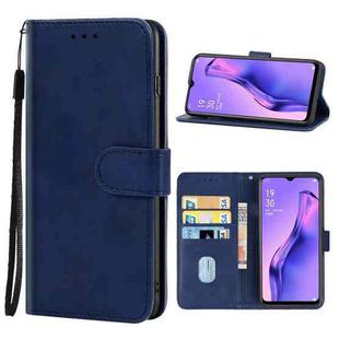Leather Phone Case For OPPO A8(Blue)