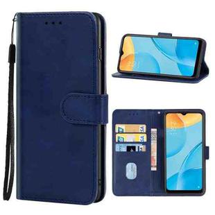 Leather Phone Case For OPPO A15s(Blue)