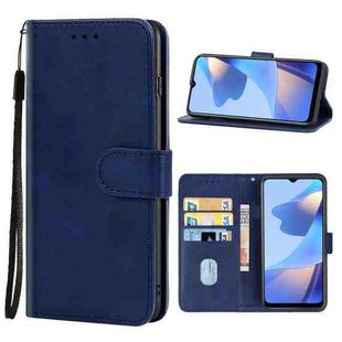 Leather Phone Case For OPPO A16(Blue)