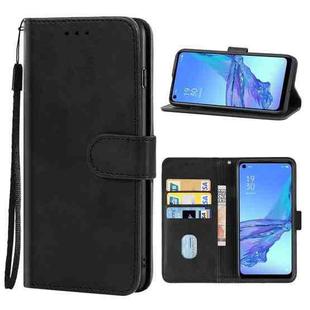 Leather Phone Case For OPPO A32(Black)