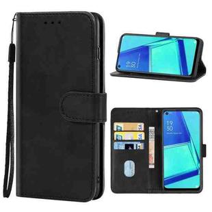 Leather Phone Case For OPPO A52(Black)