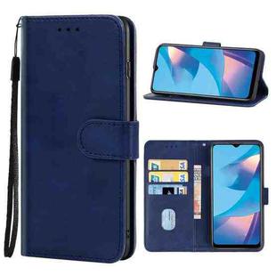 Leather Phone Case For OPPO A54s(Blue)