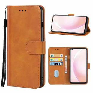 Leather Phone Case For OPPO A93s 5G(Brown)