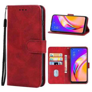 Leather Phone Case For OPPO A94 5G(Red)