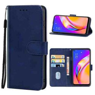 Leather Phone Case For OPPO A94 5G(Blue)