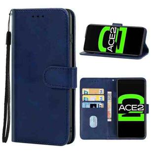 Leather Phone Case For OPPO Ace2(Blue)
