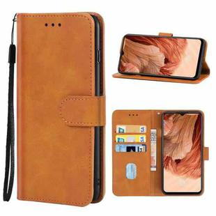 Leather Phone Case For OPPO F17(Brown)