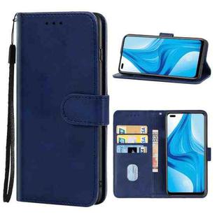 Leather Phone Case For OPPO F17 Pro(Blue)