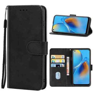 Leather Phone Case For OPPO F19(Black)