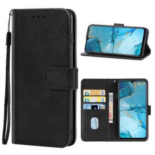 Leather Phone Case For OPPO Find X2 Lite(Black)