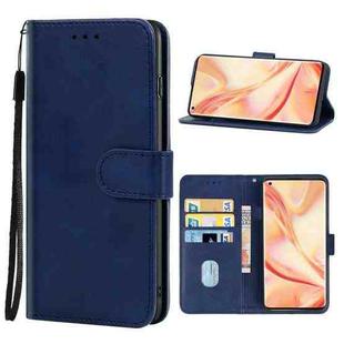 Leather Phone Case For OPPO Find X2 Pro(Blue)