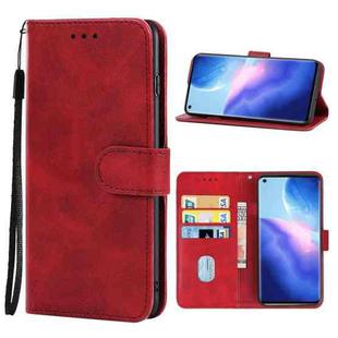 Leather Phone Case For OPPO Find X3 Neo(Red)