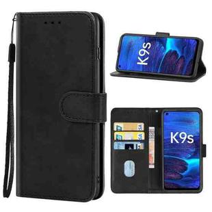 Leather Phone Case For OPPO K9s(Black)