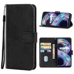 Leather Phone Case For OPPO Realme 8(Black)