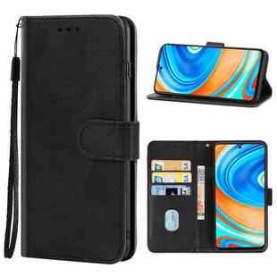 Leather Phone Case For Xiaomi Redmi Note 9 Pro / Note 9S / Note 9 Pro Max / Poco M2 Pro(Black)