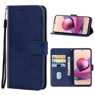 Leather Phone Case For Xiaomi Mi 10S(Blue)