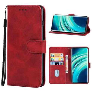 Leather Phone Case For Xiaomi Mi 10 / Mi 10 Pro(Red)