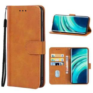 Leather Phone Case For Xiaomi Mi 10 / Mi 10 Pro(Brown)