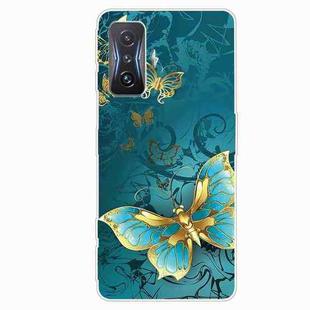 For Xiaomi Redmi K50 Gaming Shockproof Painted Transparent TPU Phone Case(Kingdee)