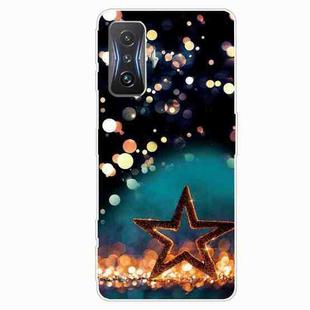 For Xiaomi Redmi K50 Gaming Shockproof Painted Transparent TPU Phone Case(Night View Stars)