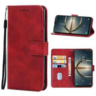 For TCL 30 V 5G T781S Leather Phone Case(Red)