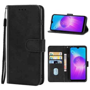 For Tecno SPARK GO Leather Phone Case(Black)