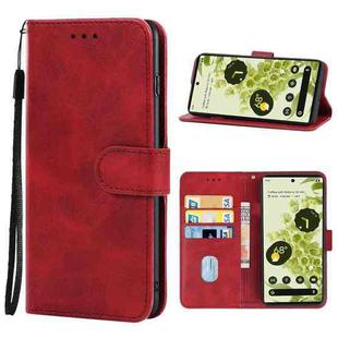 For Google Pixel 7 5G Leather Phone Case(Red)