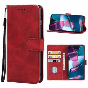 For Motorola Edge+ 2022 / Edge 30 Pro Leather Phone Case(Red)