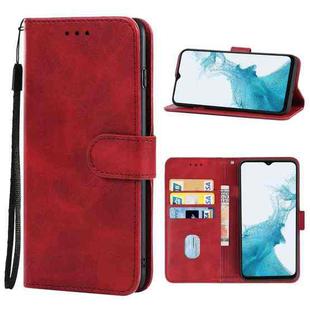 For Samsung Galaxy A23 4G Leather Phone Case(Red)