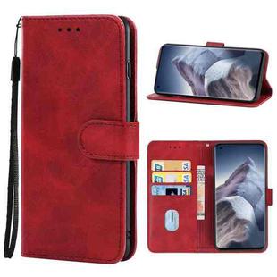 For Xiaomi Mi 11 Ultra Leather Phone Case(Red)